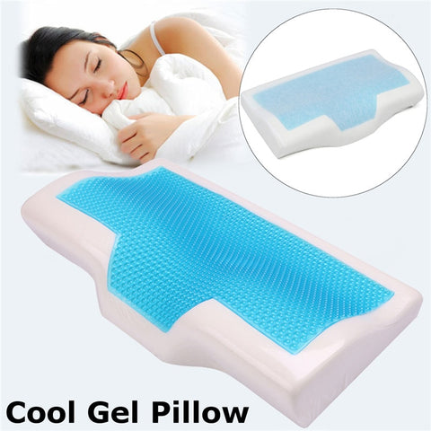 1 Pcs Memory Foam  Pillow Summer Ice-cool Anti-snore Neck Orthopedic Sleep Pillow Cushion+Pillowcover For Home Beddings