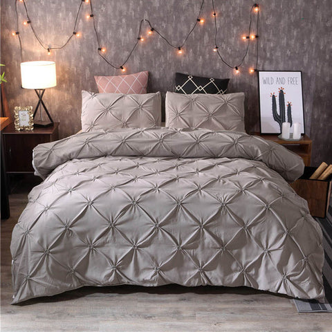 Yimeis Bed Comforter Solid Color Full Size Comforter Bedding Sets Modern Bed Sheets And Pillowcases BE45121