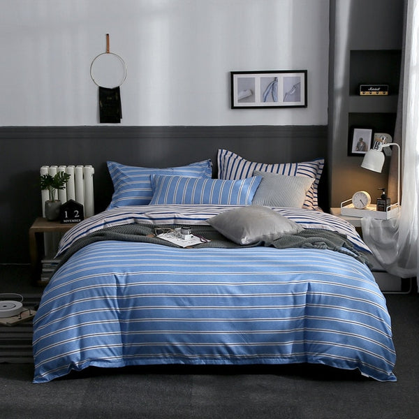 BEST.WENSD Free shipping high grade foliage soft Home Bedroom Bedding Set Quilt cover+bedsheet +pillowcases Bedclothes bed set
