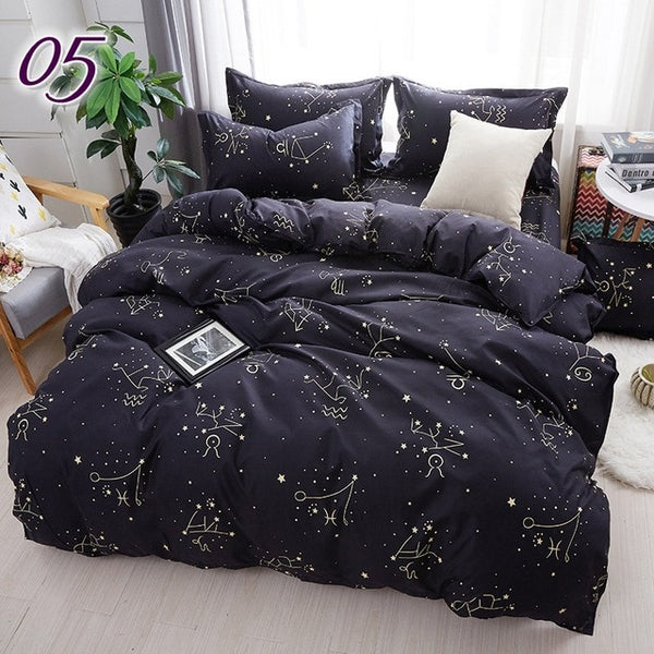 Flamingo Luxury Bedding Set Russia Euro Queen Double King Size Duvet Cover Set 2/6PCS Family Bed Linen Set Home Textile