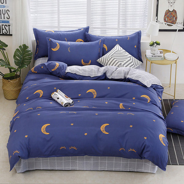 Tropical Plant 4pcs Kid Bed Cover Set Duvet Cover Adult Child Bed Sheets And Pillowcases Comforter Bedding Set 2TJ-61006